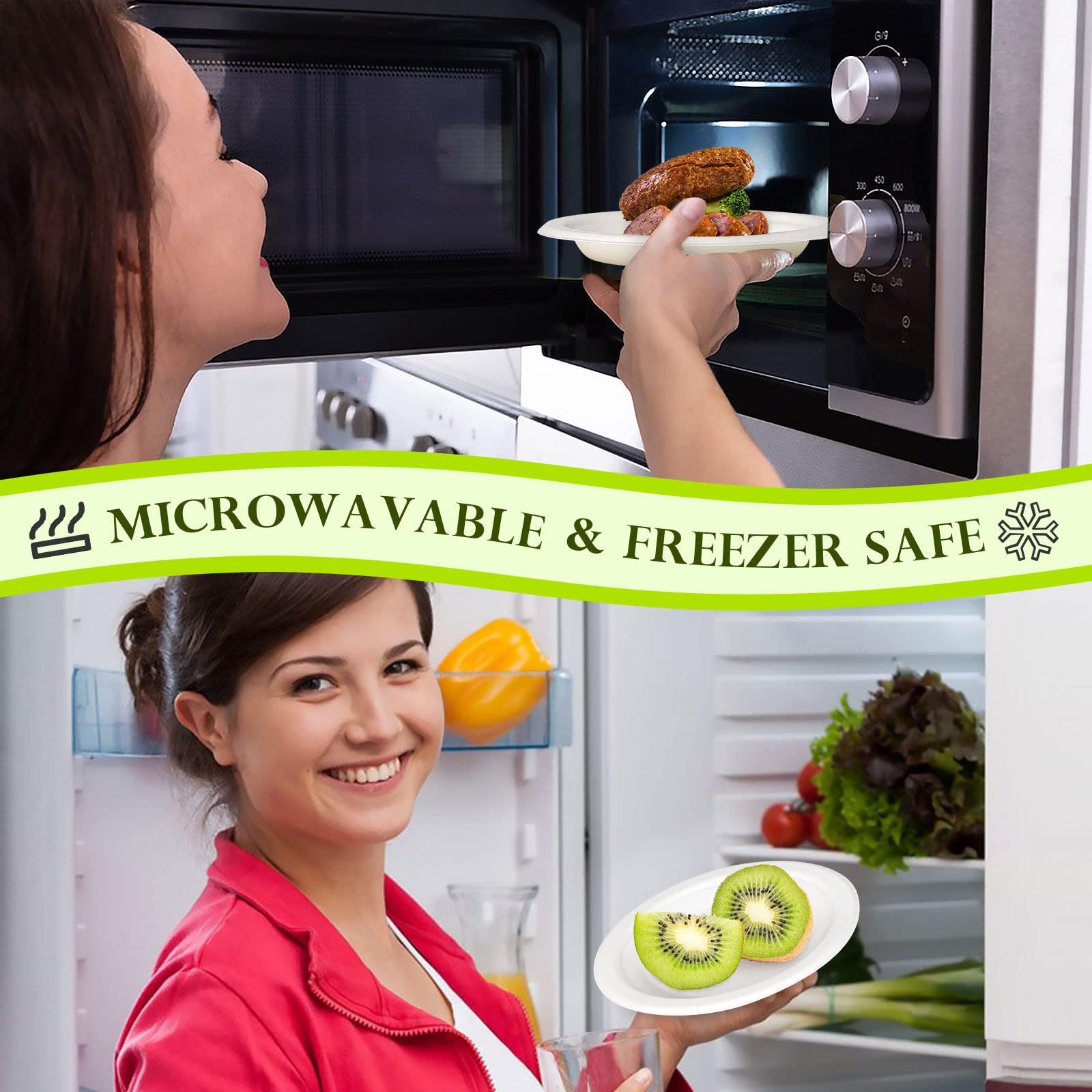 GREENESAGE GREENESAGE Paper Plates 6 inch, 200 Pack Paper Plates Bulk, Compostable Plates White Paper Plates, Small Disposable Plates for Dessert Cake Appetizer