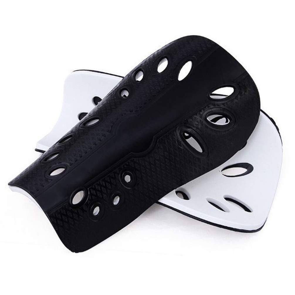 Milisten Milisten Soccer Shin Pad Gear Blue Pair Soccer Shin Guards Shin Pads Soccer Protective Gear Calf Guard Shin Pads for Teens Children Kids Youth(Black + 2 Perforated Breathable Gear