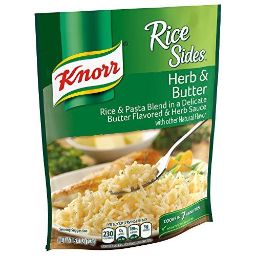 Knorr Knorr Rice Sides Rice Side Dish, Herb & Butter 5.4 oz, (Pack of 12)