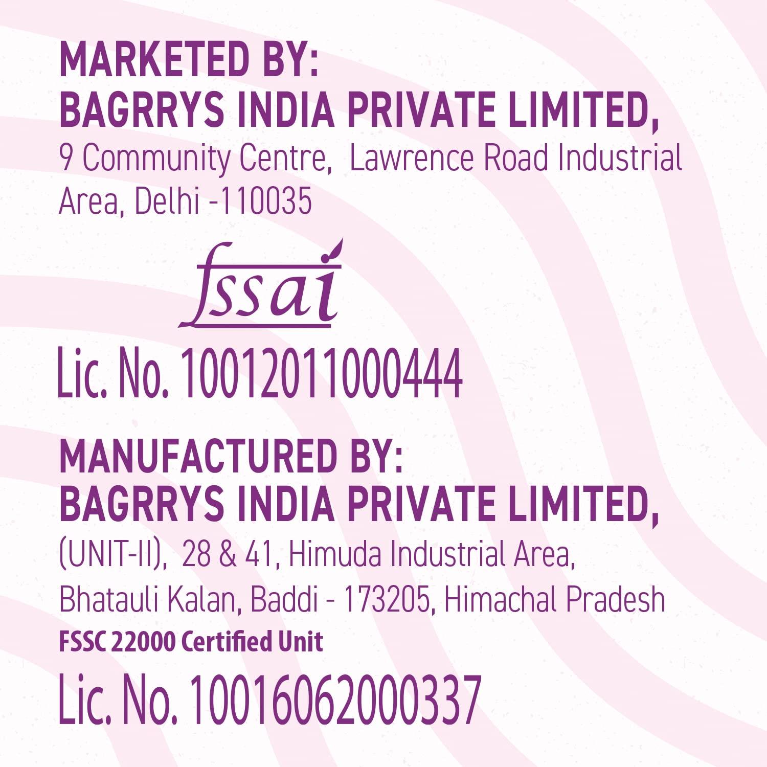 Bagrry's Bagrry's Crunchy Muesli Fruit N Nut with Cranberries 750 GM Pouch (Pack of 2)