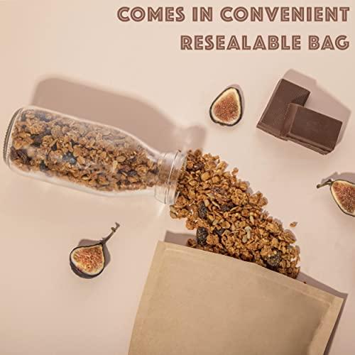 BROOKLYN'S OWN Brooklyn's Own Organic Granola Cinnamon Raisin Breakfast Cereal - Gluten-Free Healthy Snacks - 12 Ounce Resealable Eco-Friendly Pack