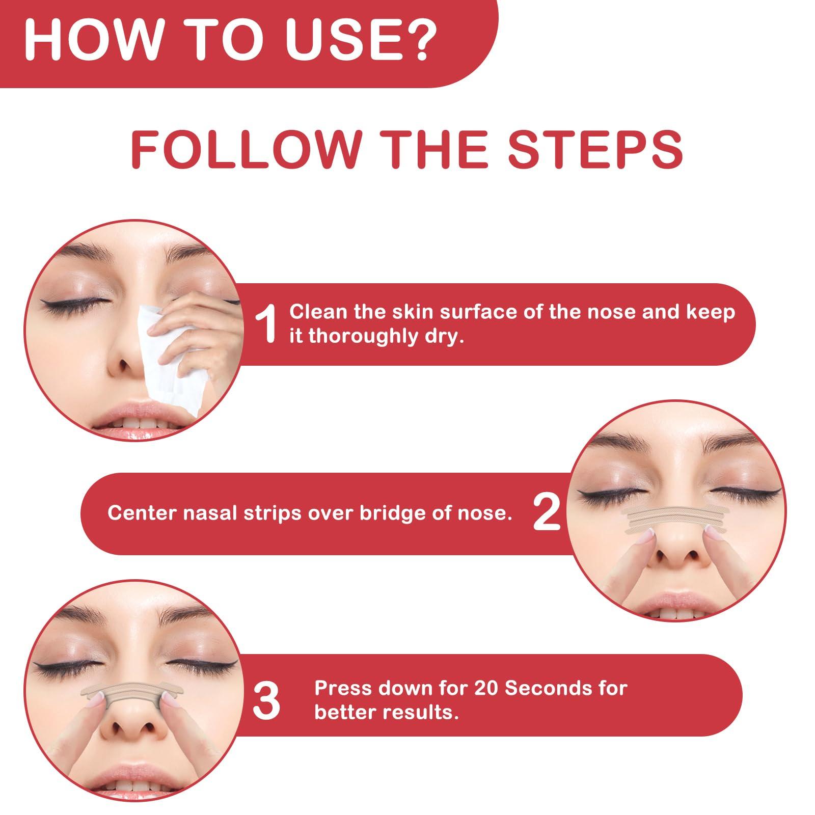 WANK Nasal Strips for Snoring, Nasal Strips for Breathing, Extra Strength Nasal Strips Help Stop Snoring and Instant Nasal Congestion Relief (50 Strips)