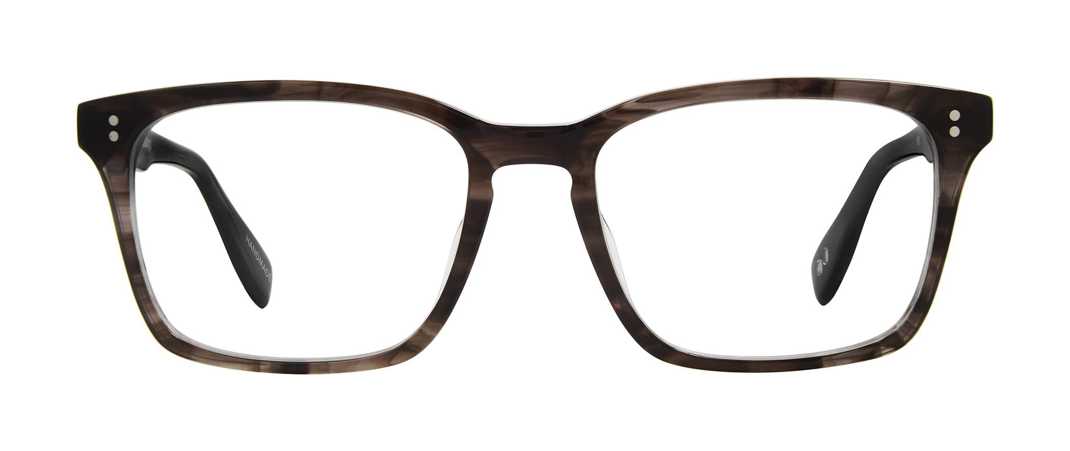 Scojo New York Scojo New York Leroy Street Blue Light Reading Glasses, Handmade Scratch Resistant Readers for Women and Men, Grey Smoke - 0.00x