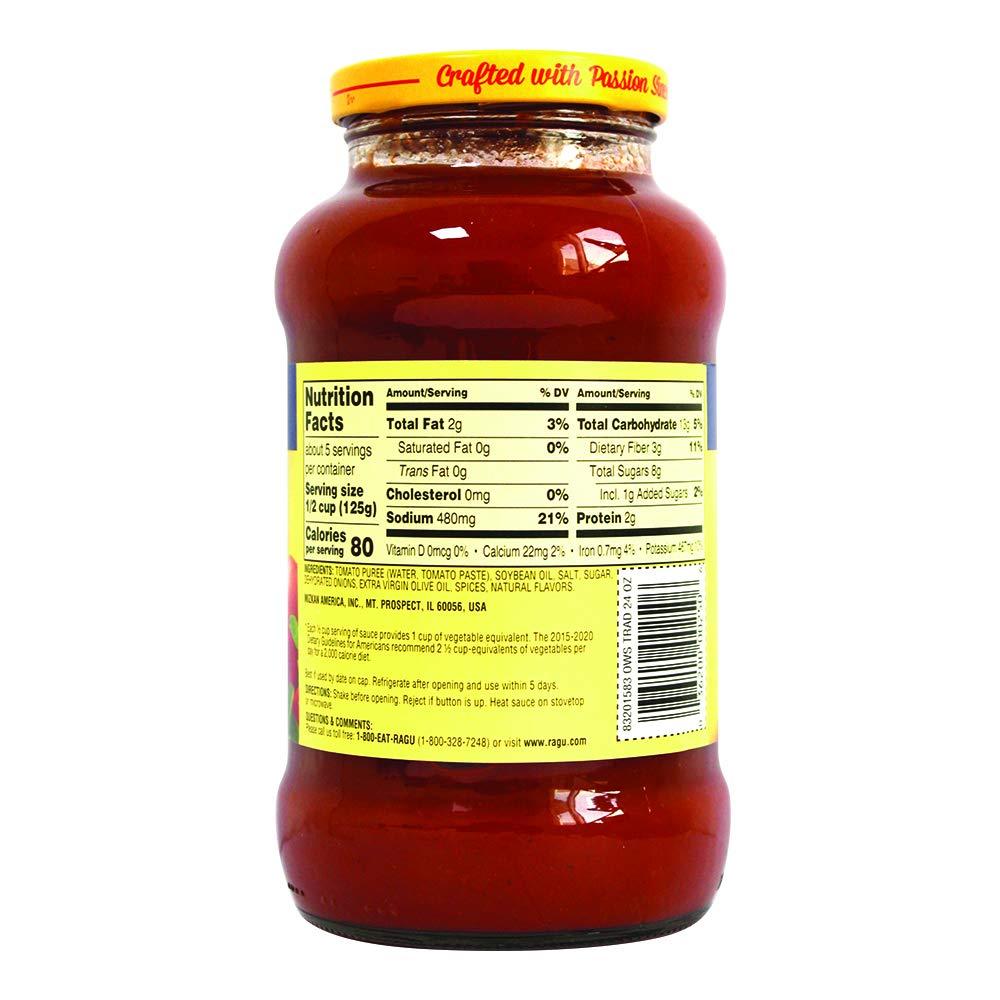 Ragu Ragu Pasta Sauce, Traditional, 24 oz
