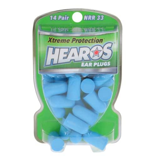 Hearos HEAROS Xtreme Ear plugs - Best In Class Noise Cancelling Disposable Foam Earplugs With NRR 33 Hearing Protection, 14 pairs