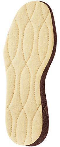 pedag pedag Kids Keep Warm Insulating Insoles, Made in German, Quilted Lamb Wool, Felted Bottom, Cork Inner Layer, All Natural Materials, Kids 1/2 EU 32/33