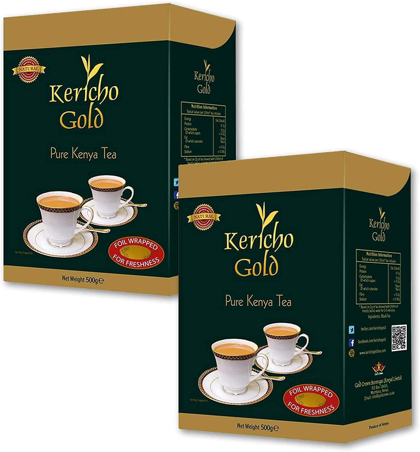 Kericho Gold Kericho Gold Black Loose Leaf Tea - 500g (Pack of 2)