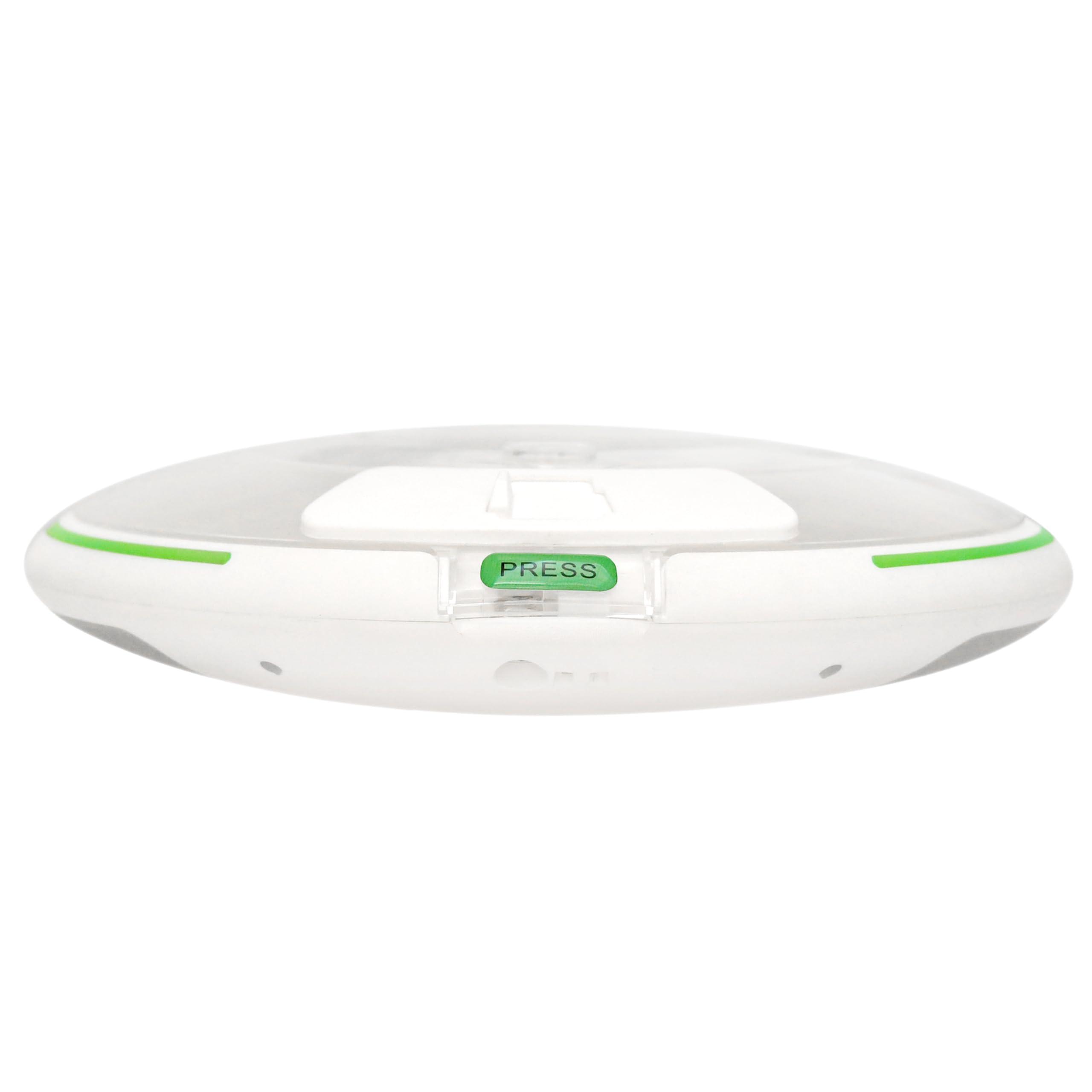 EziLife EZILIFE Automatic Pill Dispenser with Flashing Light, Sound, Alarm and Safety Lock, 28-Day Electronic Medication Organizer Dispense Vitamins and Tablets Up 6 Times/Day Easy Read Display (Frosted)