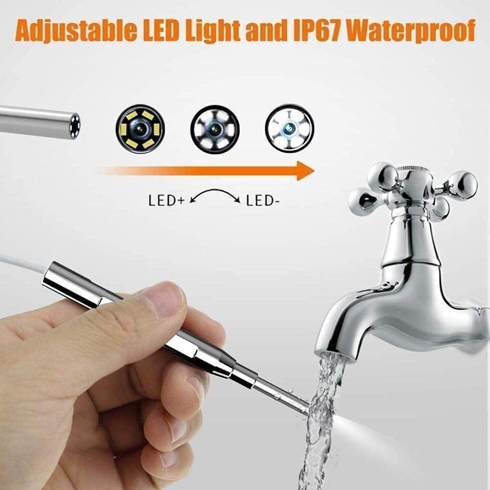 QIYUDS QIYUDS Ear Wax Removal Endoscope,Ear Wax Removal Camera with 4.3\" IPS Screen, 1280x1080 FHD Smart Visual Ear Cleaner with Camera Tool Kit, Plug & Play at Home Ear Infection Detector Ear Wax Remover Ot