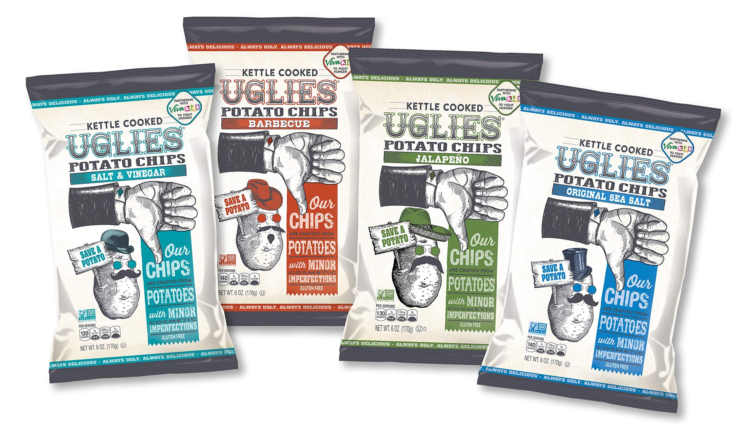 Uglies UGLIES SNACKS Original Salt & Vinegar Potato Chips, 6 OZ