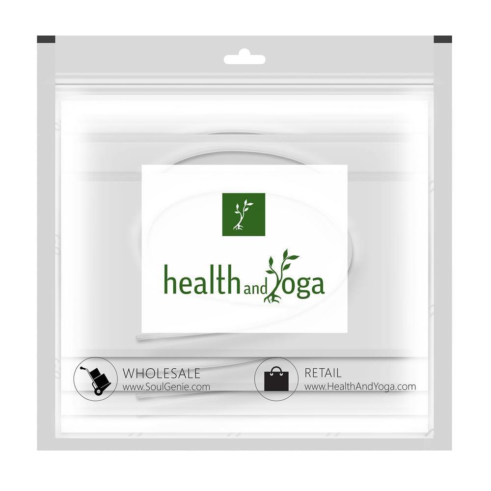 SoulGenie HealthAndYoga Long PVC 12 FR Colon Tips Saver Pack (Set of 10) - Enema Replacement Supplies  Works with Most Enema Kits - Home Use Anal Douche Tubes, Colon Cleanse, Gut Health, Constipation