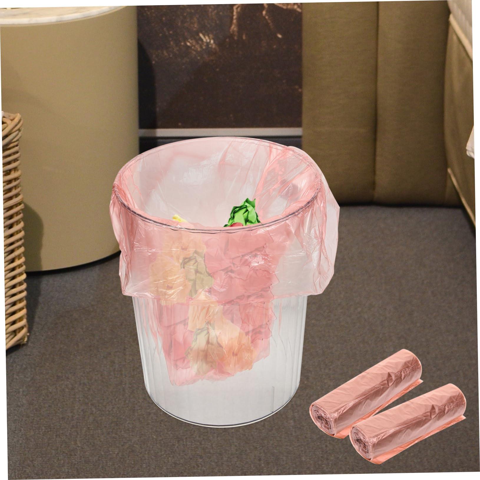 Anneome Anneome 100pcs Golden Garbage Bag Kitchen Waste Pouch Small Trash Bags Disposable Waste Bag Pet Poop Bathroom Trash Bags Living Room Bin Bags Office Liner Degradable Polyethylene