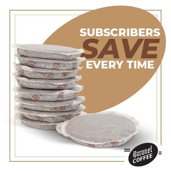 Baronet Coffee Baronet Coffee Pods [Crme Brulee Flavored-54 Pods] Single Cup Use for Senseo Coffee Machine - 3 Bags of 18 Single Serve 8 Gram Pods, Regular Strength Soft Coffee Pods, Medium Roast [Crme Brulee]