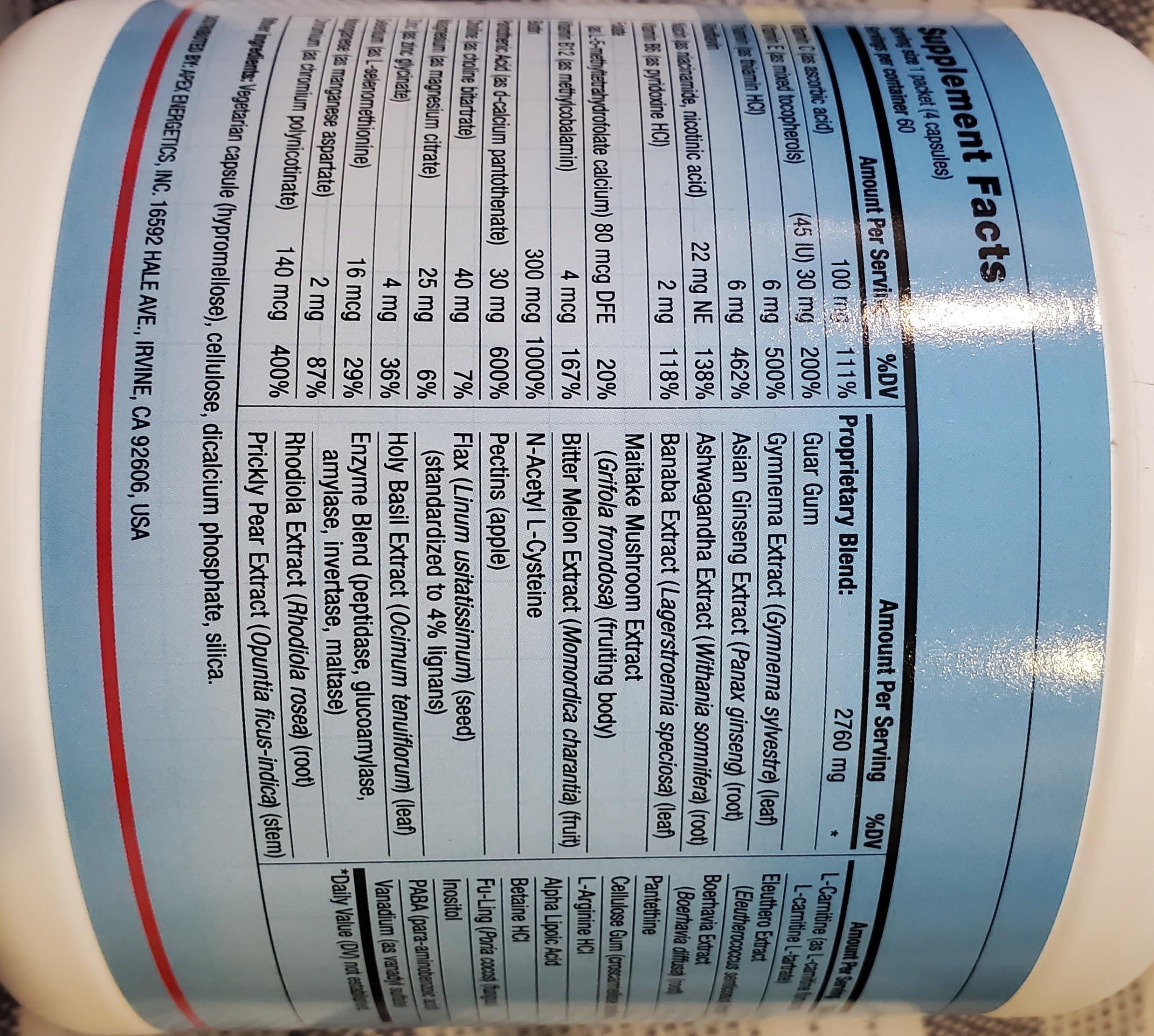 Apex Energetics Apex Energetics K-79 Glysen-Synergy (60 packets 4caps each)