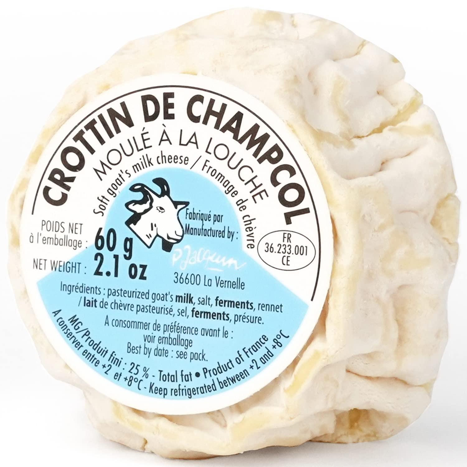 MARKY\'S Crottin de Champcol Aged French Goat Cheese - 2 oz / 57 g - GUARANTEED OVERNIGHT