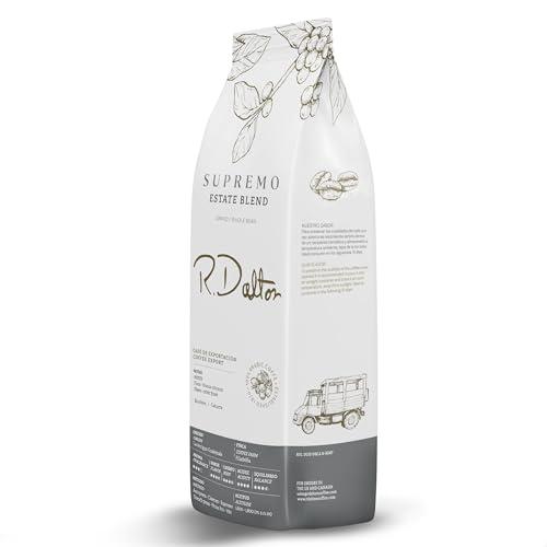 R Dalton R. Dalton Coffee Supremo Estate Blend Whole Bean Coffee - Medium Roast - Flora And Citric Fruit Notes - All Brewing Methods - Premium Quality From Antigua Guatemala 100% Arabica - 12 oz