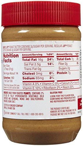 Smucker's Jif Simply Creamy Peanut Butter, 15.5 oz, 3 Pack