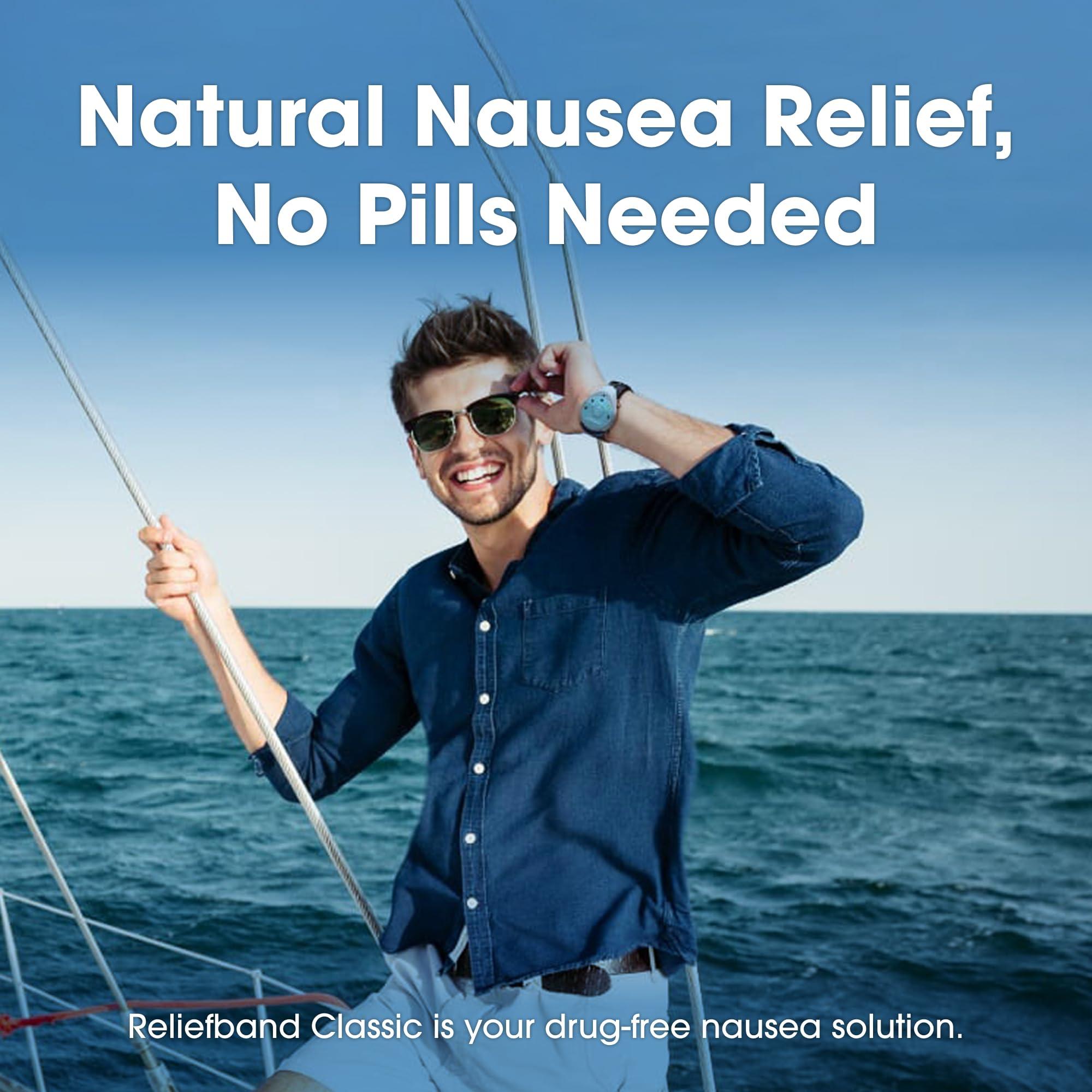 Reliefband Reliefband Classic Wristband for Motion Sickness, FDA Cleared, Drug-Free