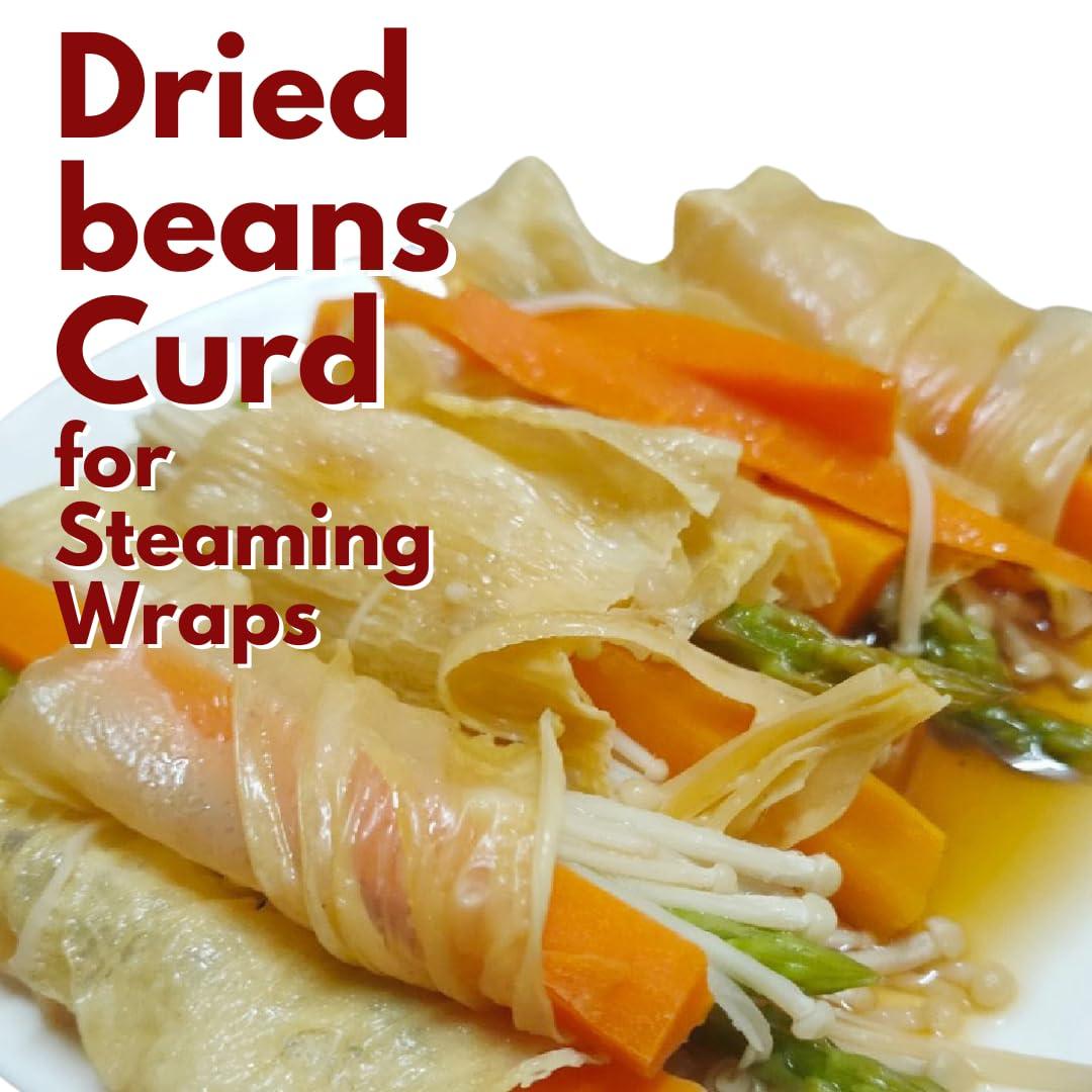 NineLife Basics Thai Dried Tofu Skin Sheets, 50g, Bean Curd Sheets for Shabu, Mala, Sukiyaki or Soybean wraps fried