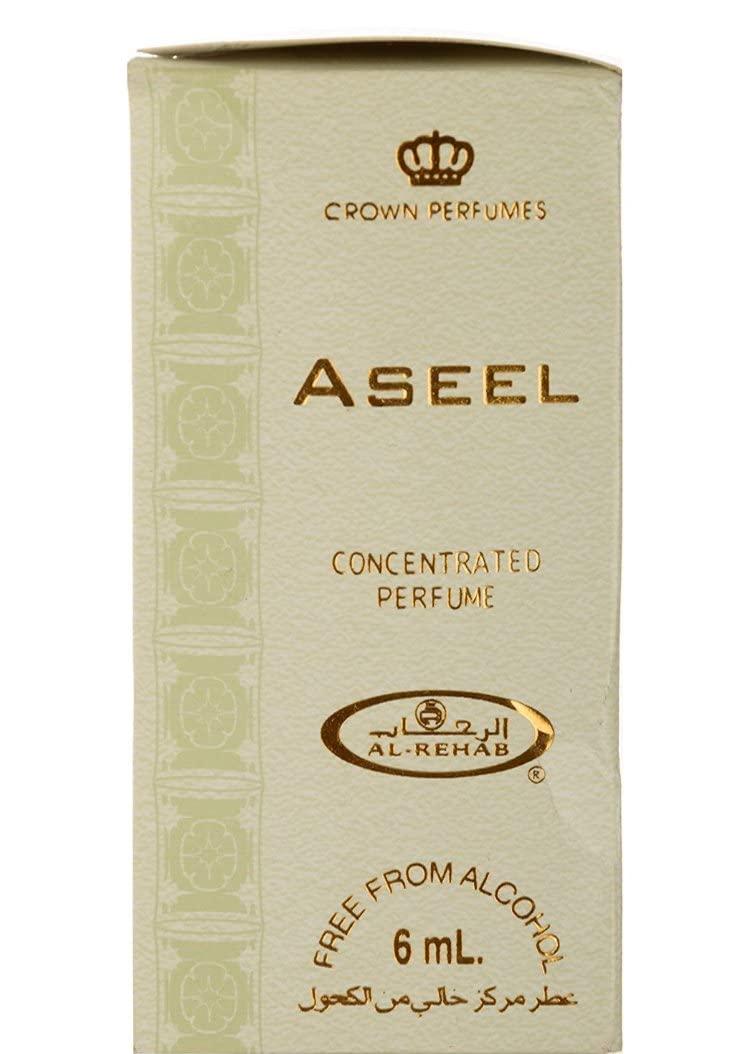 Generic AL REHAB ASEEL CONCENTRATED PERFUME ROLL-ON (ATTAR) 6ml pack of 6