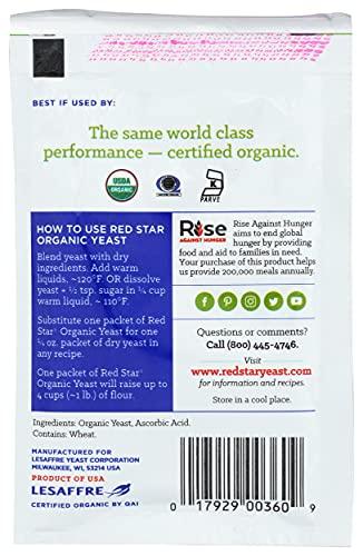 Red Star Red Star Organic Instant Yeast - 1 Packet