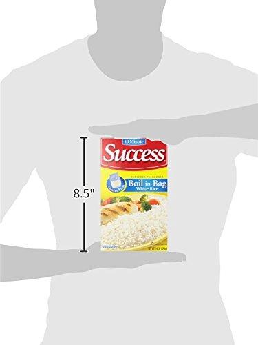Success Success Boil-in-Bag Rice, White Rice, Quick and Easy Rice Meals, 14-Ounce Box