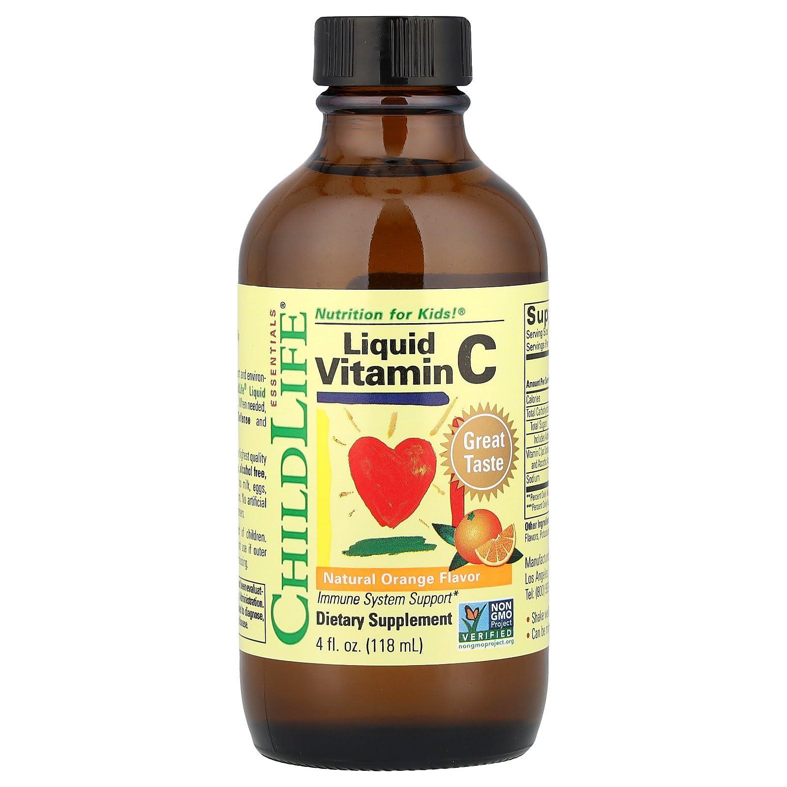 Child Life Childlife Liquid Vitamin C Orange - 4 Fl Oz