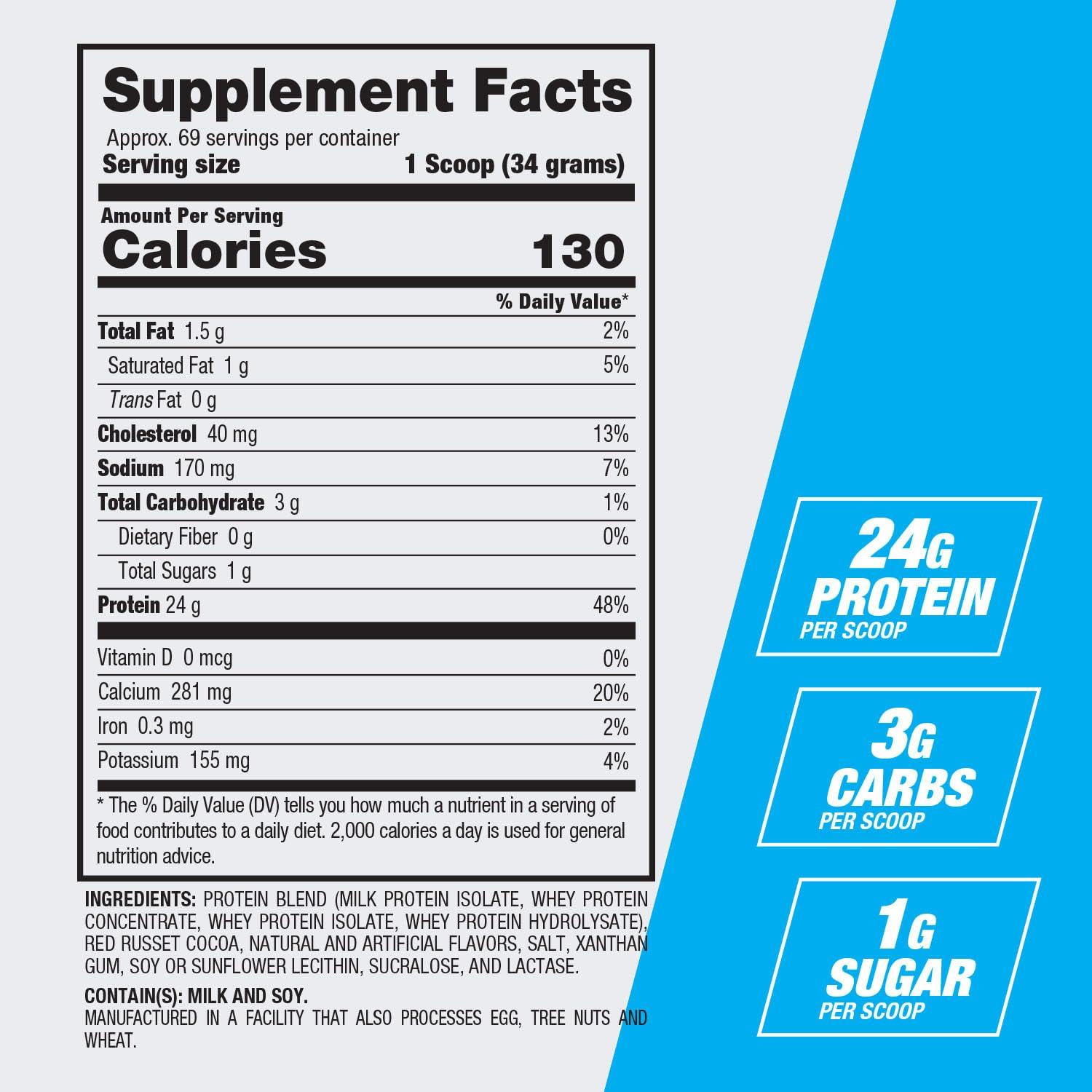 BPI Sports BPI Sports Best Protein  100% Whey Protein Blend  Muscle Growth, Recovery, Meal Replacement  No Maltodextrin, No Fillers  Gluten Free  for Men & Women  Chocolate Brownie  5.1 Pounds