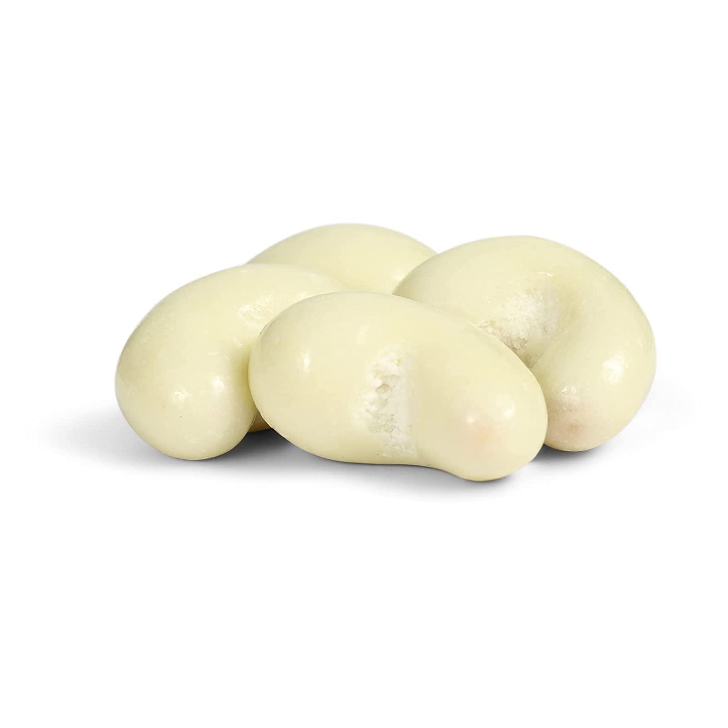 It's Delish Gourmet White Chocolate Covered Cashews by Its Delish, 1 lb (16 Oz) Bulk Bag | White Milk Chocolate Coated Cashew Nuts, Kosher Dairy