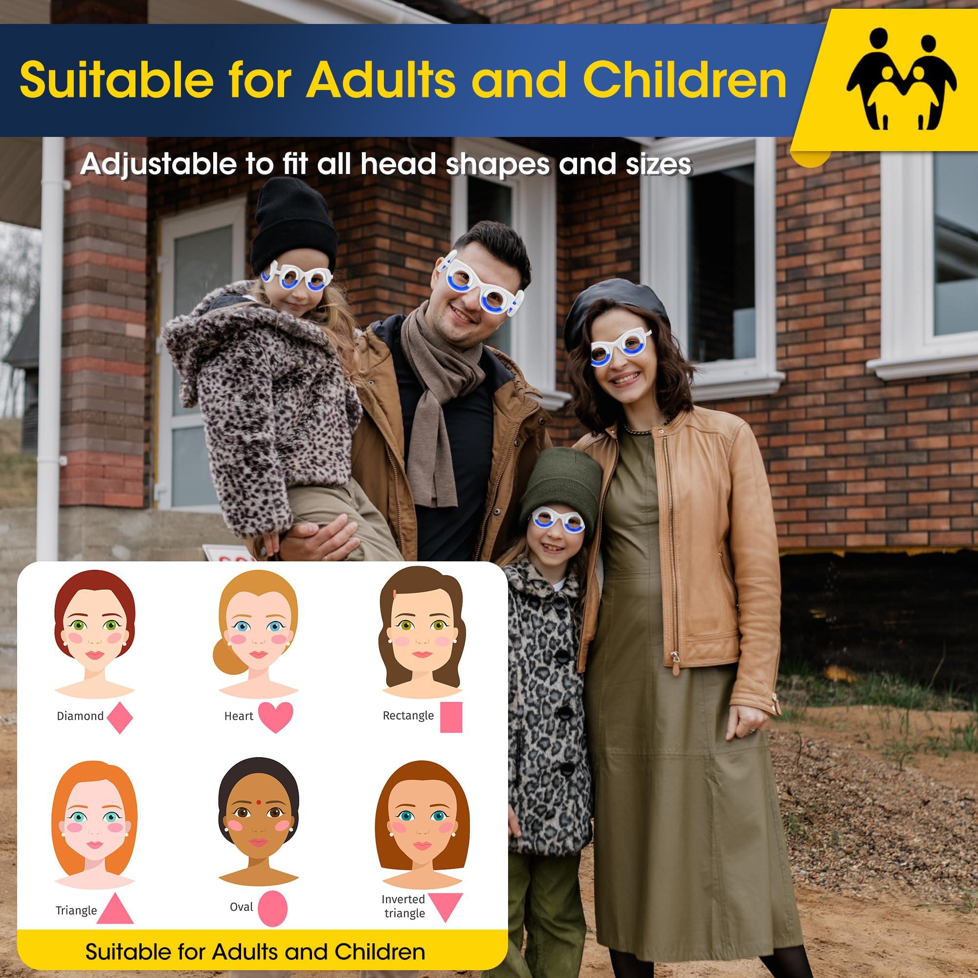 NEOISM NEOISM Motion Sickness Glasses Car Sickness Glasses Relieve Carsickness Airsickness Seasickness Portable Anti Nausea Car Sick Glasses Adults or Kids