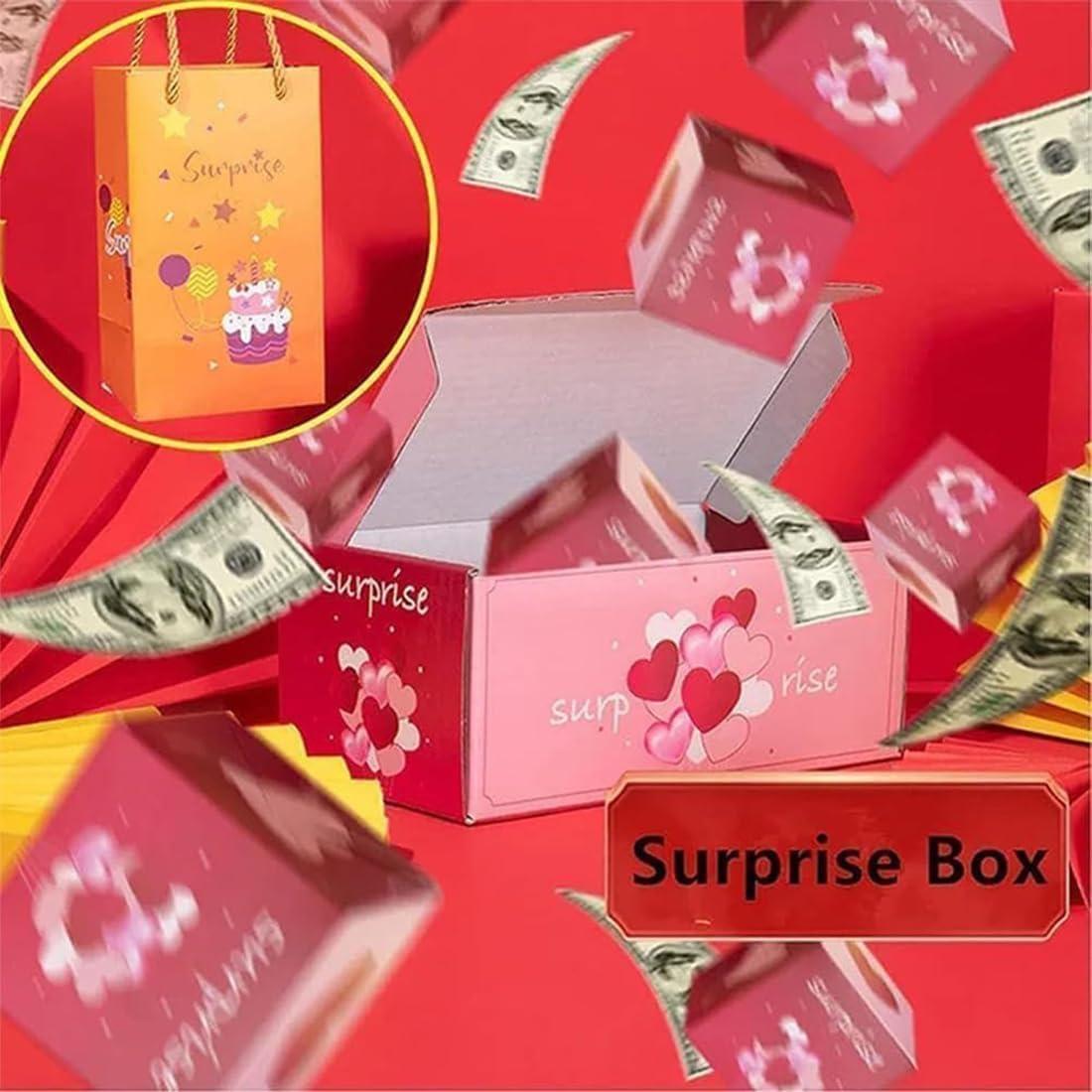 MGSTN Seeroze Surprise Gift Box Christmas,2024 Newly Seeroze Money Gift Box,Joyjoyset - Surprise Gift Box Set,Seeroze Gift Box,Seeroze Surprise Box, Pop-Up Explosion Gift Box (20 bounce boxes, H)