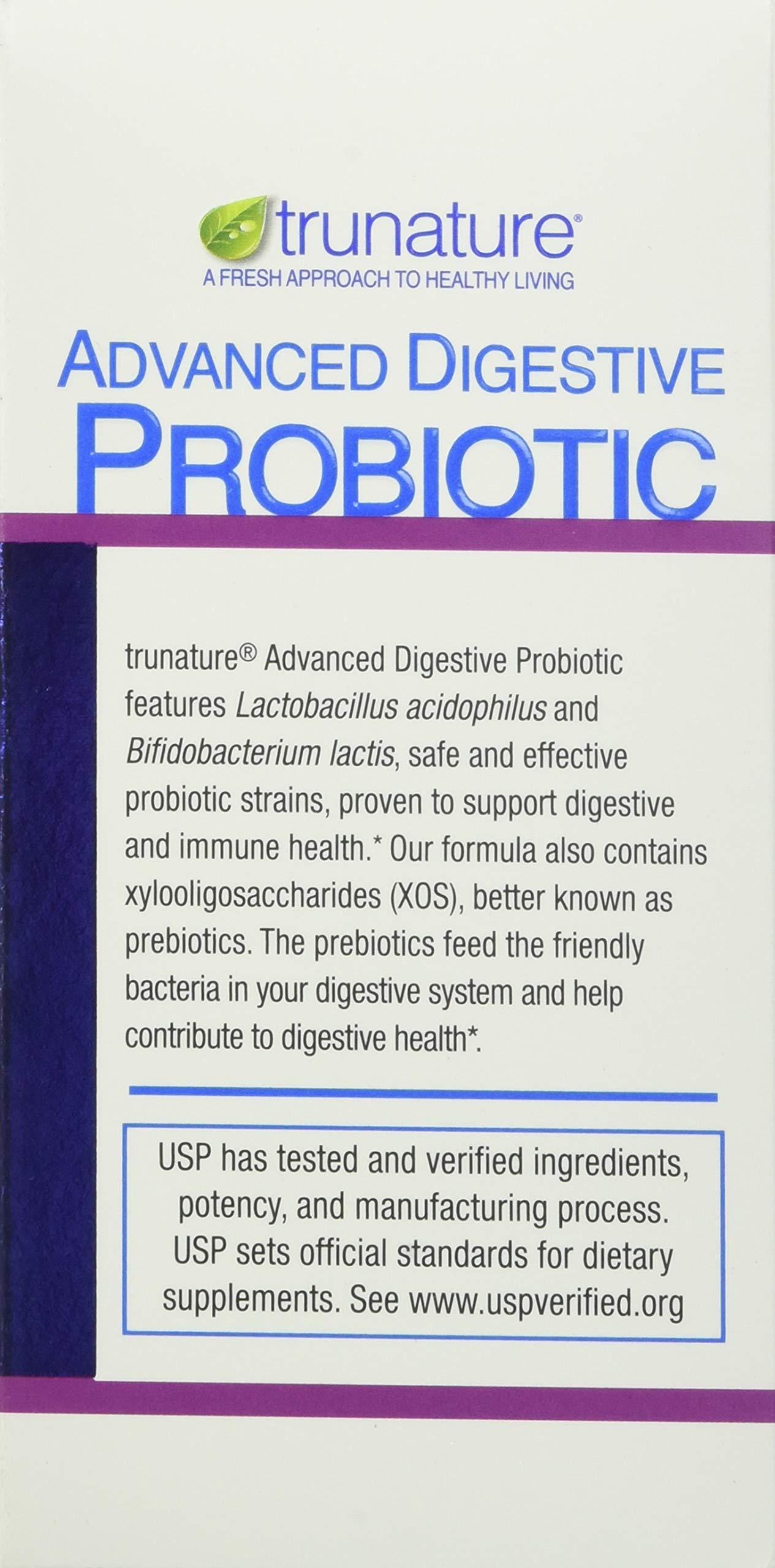 TruNature TruNature Advanced Digestive Probiotic, White, 100 Count (Pack of 2)