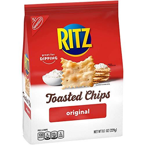 Toasted RITZ Toasted Chips Original, 8.1 oz (Pack of 2)
