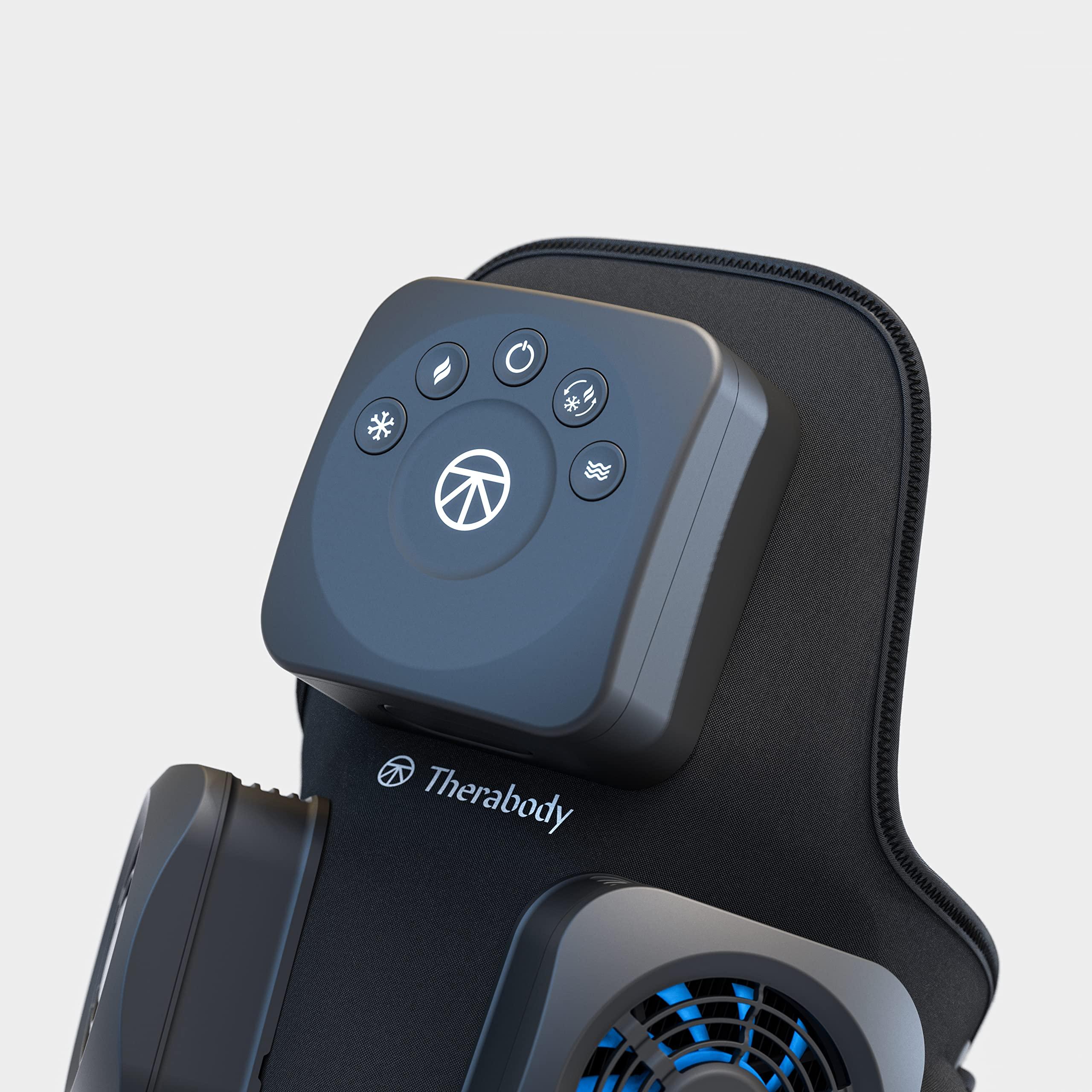 TheraGun TheraGun RecoveryTherm Knee - Contrast Therapy Wrap - Hot & Cold Vibration Wrap for Athletes - Advanced Contrast Therapy for Knee Pain Relief Wrap with Cryothermal Technology - One Size Fits All