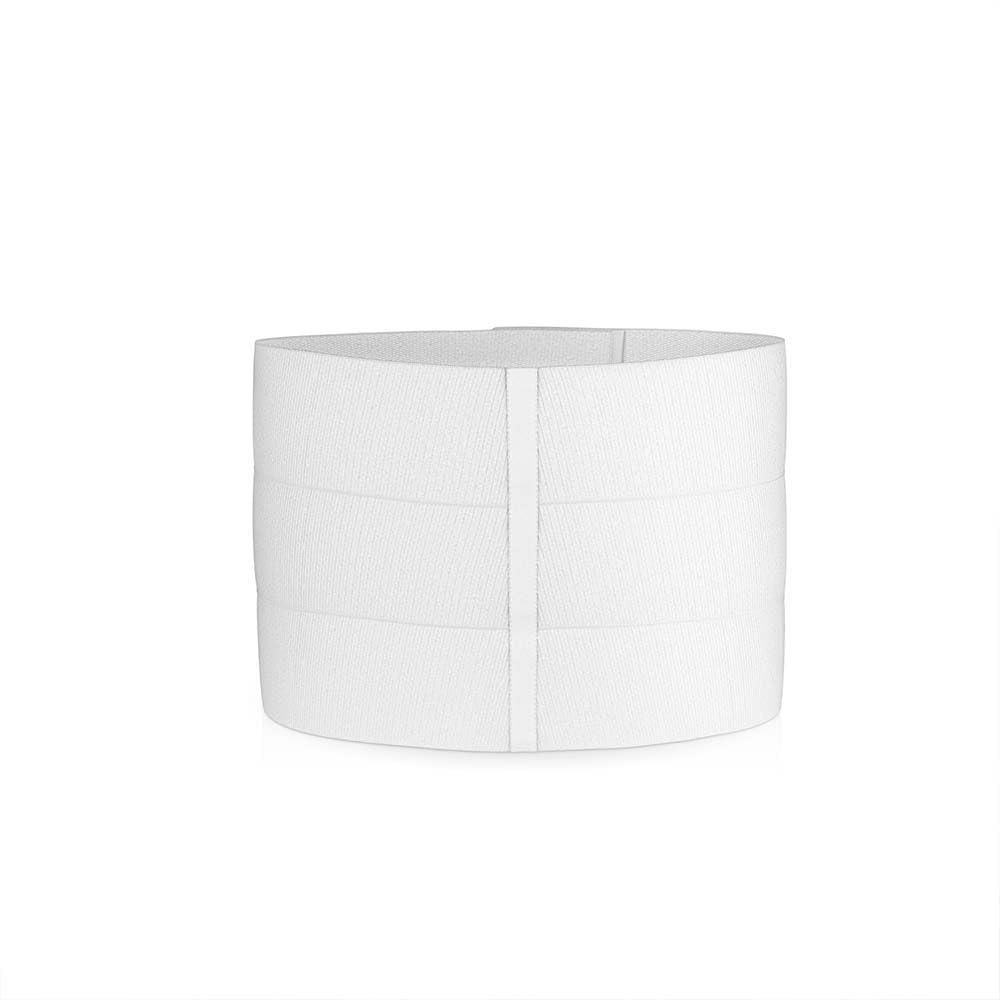 Actimove Actimove Professional Abdominal Binder for Men | Three or Four-Panel Belly Band for Lower Waist Support | Compression Garment for Post Traumatic & Post Surgical Recovery | White, 3-Panel, X-Small