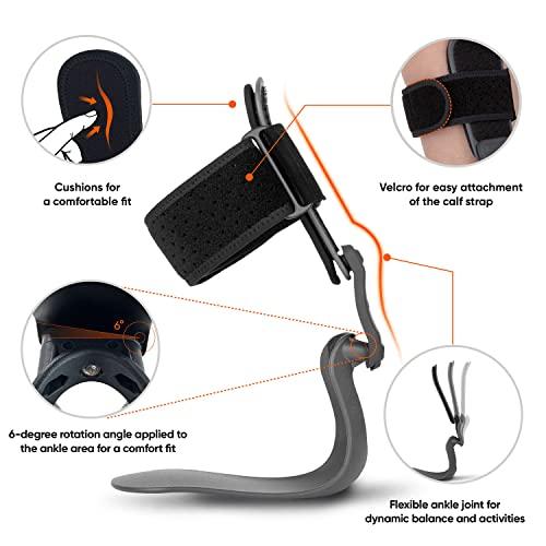 NEOFECT Neofect STEP Medium Right AFO Foot Drop Brace, Drop Foot Brace for Walking, Ankle and Foot Orthosis Support