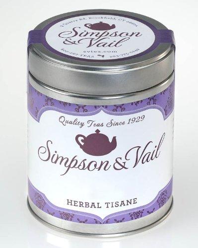 Simpson & Vail, Inc. Simpson & Vail, Sour Strawberry Lemonade Rooibos Herbal Tisane, 4 Ounce Tin / 50 Cups