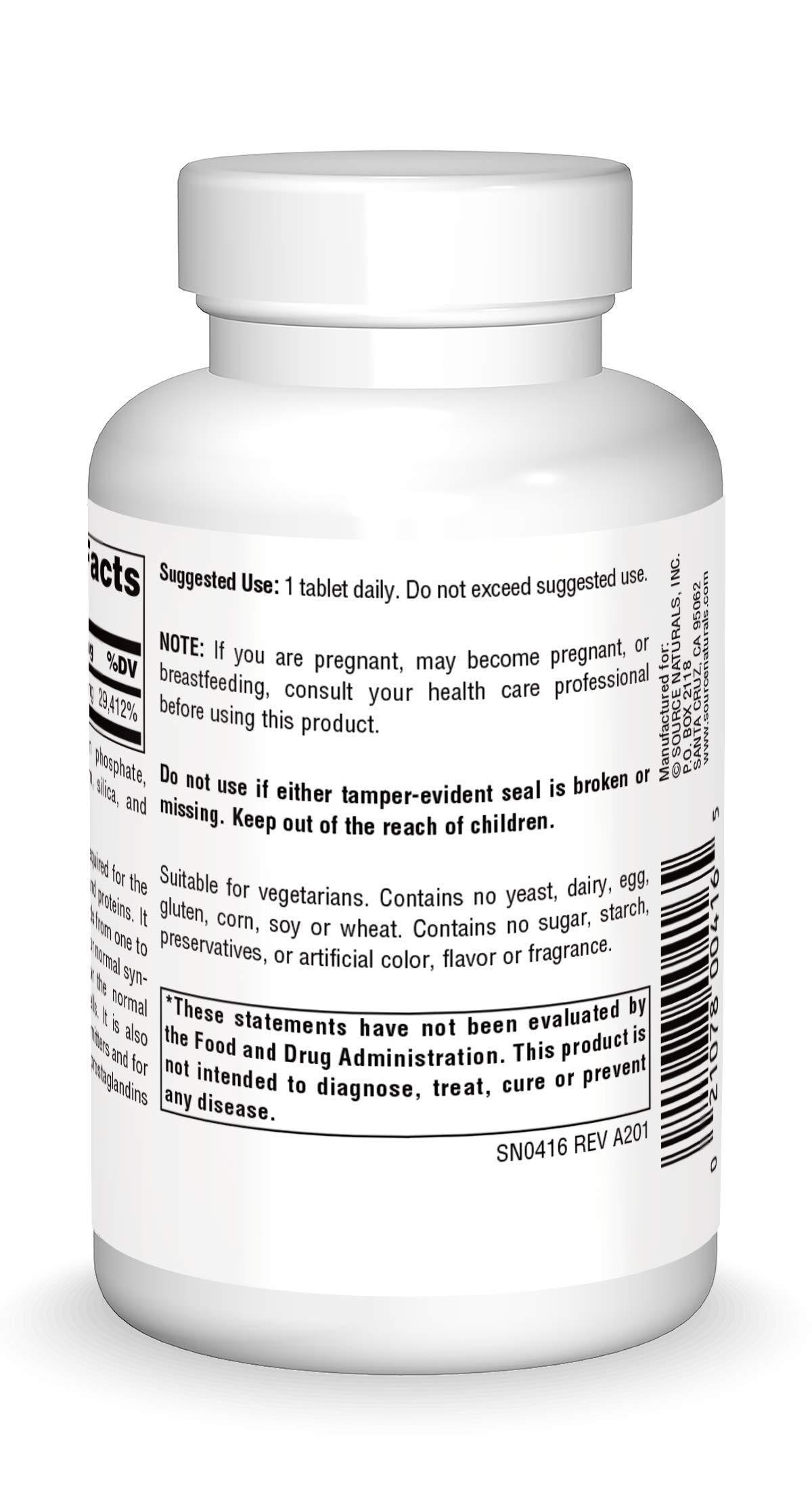 Source Naturals Source Naturals Vitamin B-6, Immune System Support* -500 mg, 100 Tablets