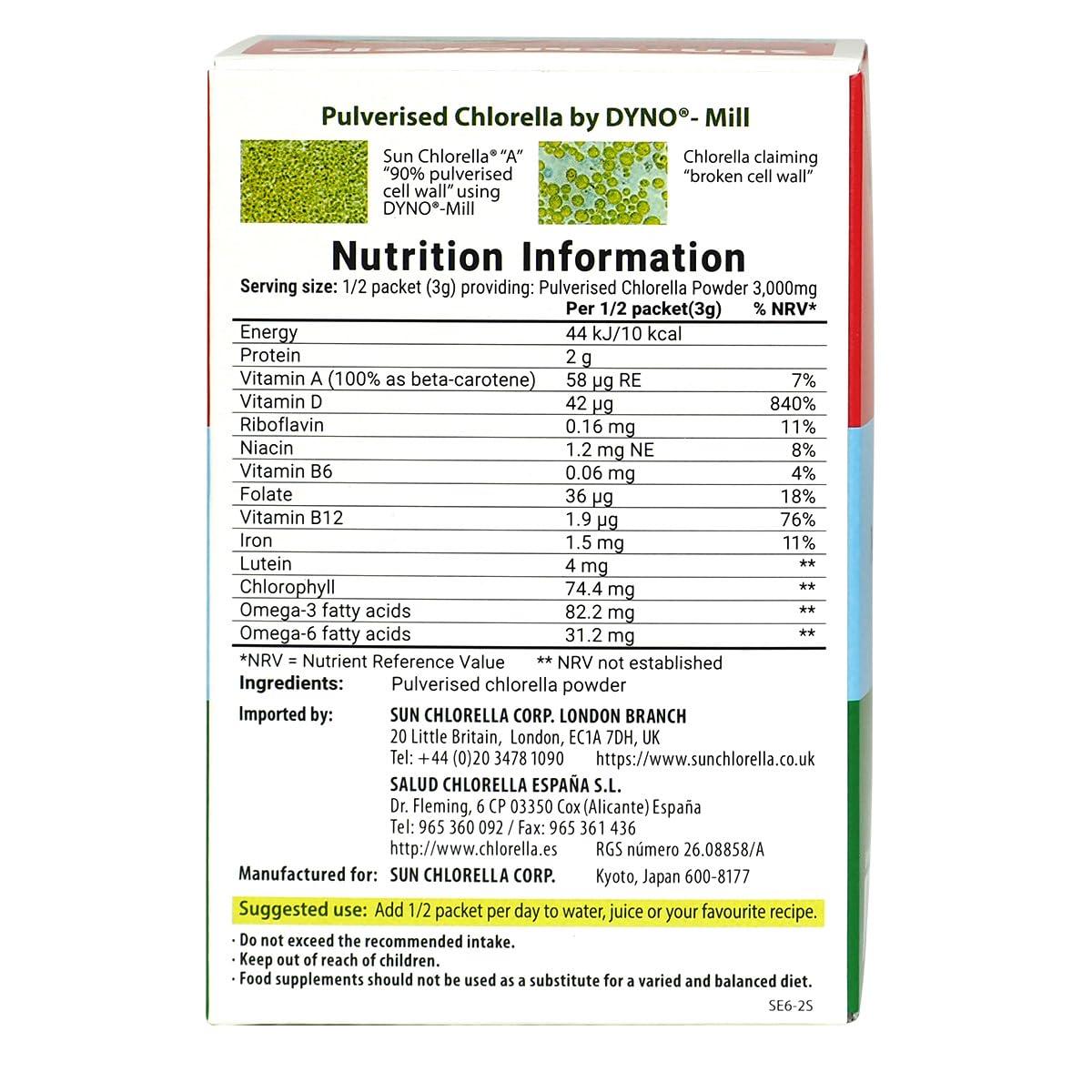 Sun Chlorella SUN CHLORELLA A Powder, 6 GR
