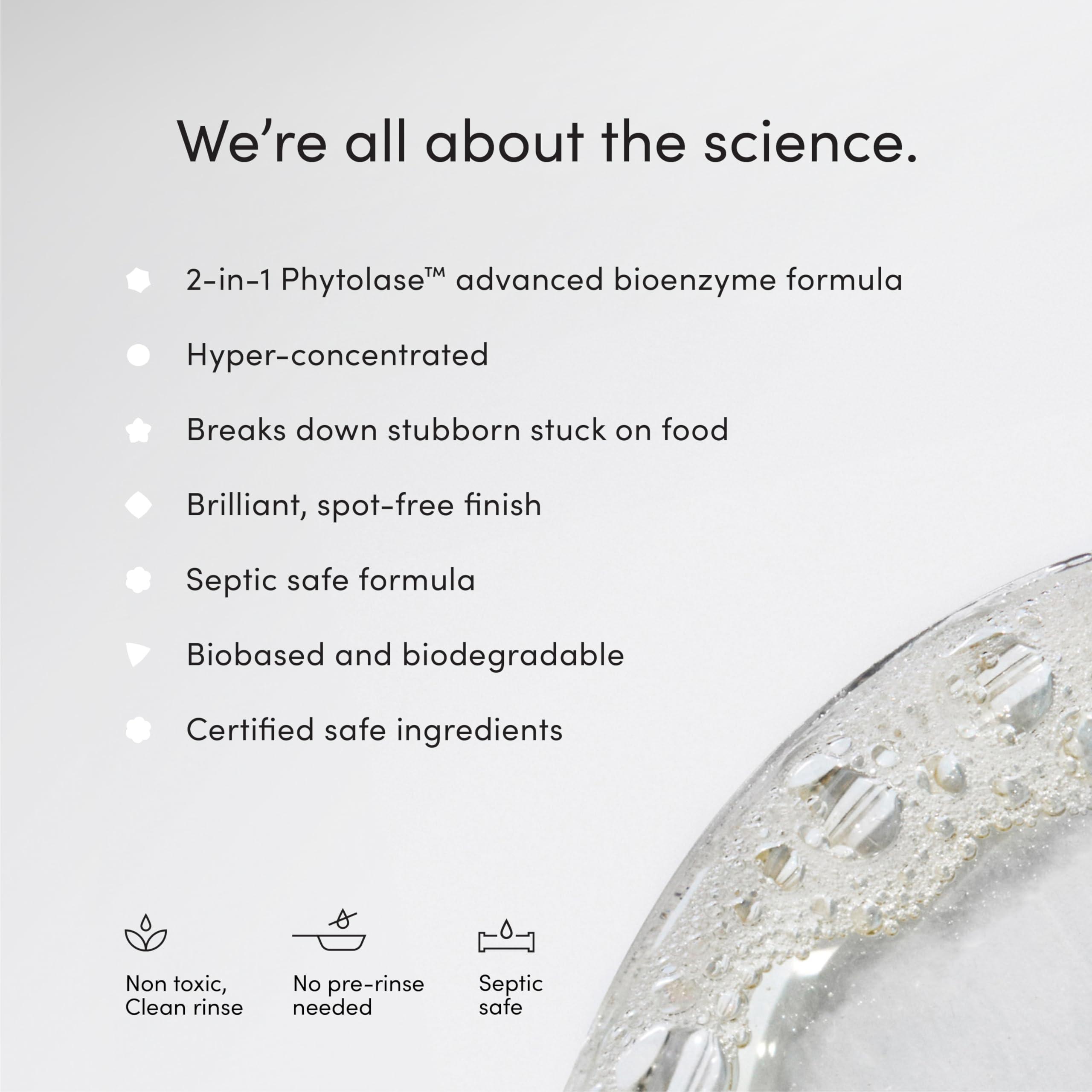 Dirty Labs Dirty Labs | Dishwasher Detergent and Booster | Scent Free | 48 Loads (1 lb) | Ultra Clean, Spot Free, Quick Wash Optimized | Hyper Concentrated