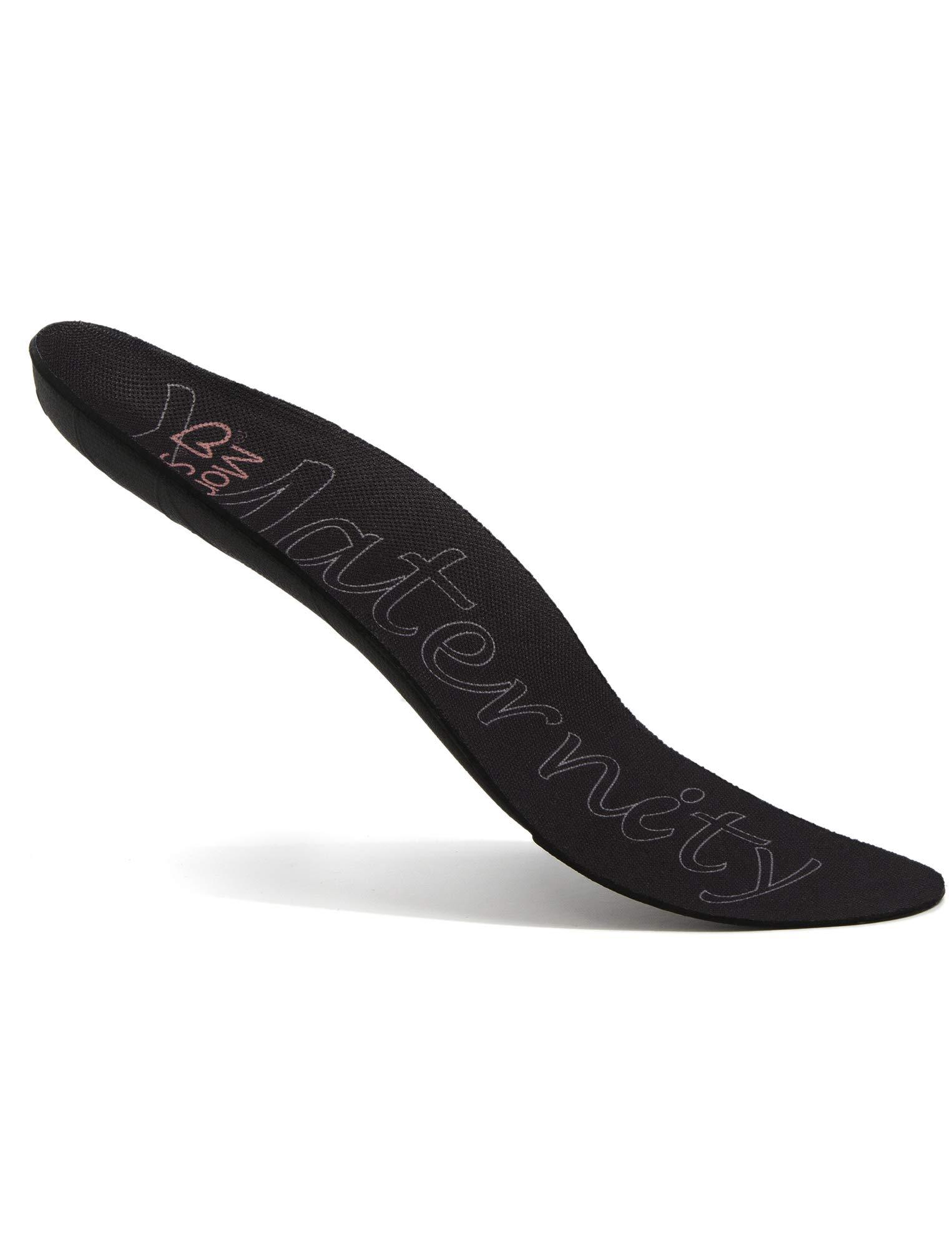 MommySteps Maternity MommySteps Maternity Insoles Ultra-Thin Pain Relief-Comfortable Flats | Black Women's 10.5-11