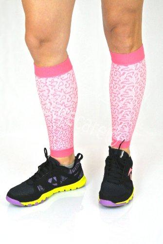 SureSport Fashion Calf Compression Sleeve - Pink, Small