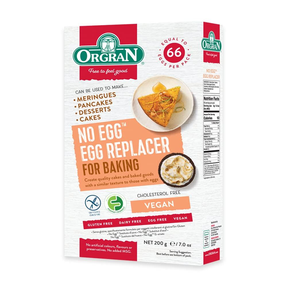 Orgran Orgran – Egg Replacer | Plant Based, Gluten-Free, Non-GMO | Natural Egg Replacer | 7.05 OZ | Vegan Egg Substitute For Baking…
