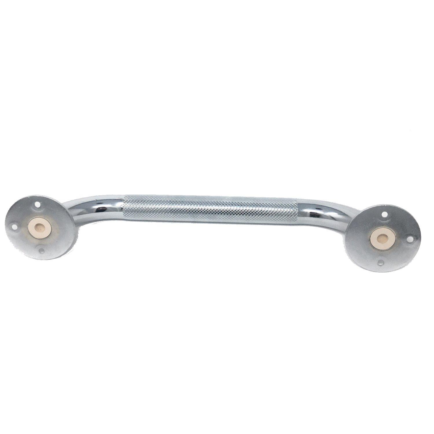 PCP PCP Chrome Plated Stainless Steel Safety Grab Bar, Non Slip Handle for Shower and Bath, 16 Inches