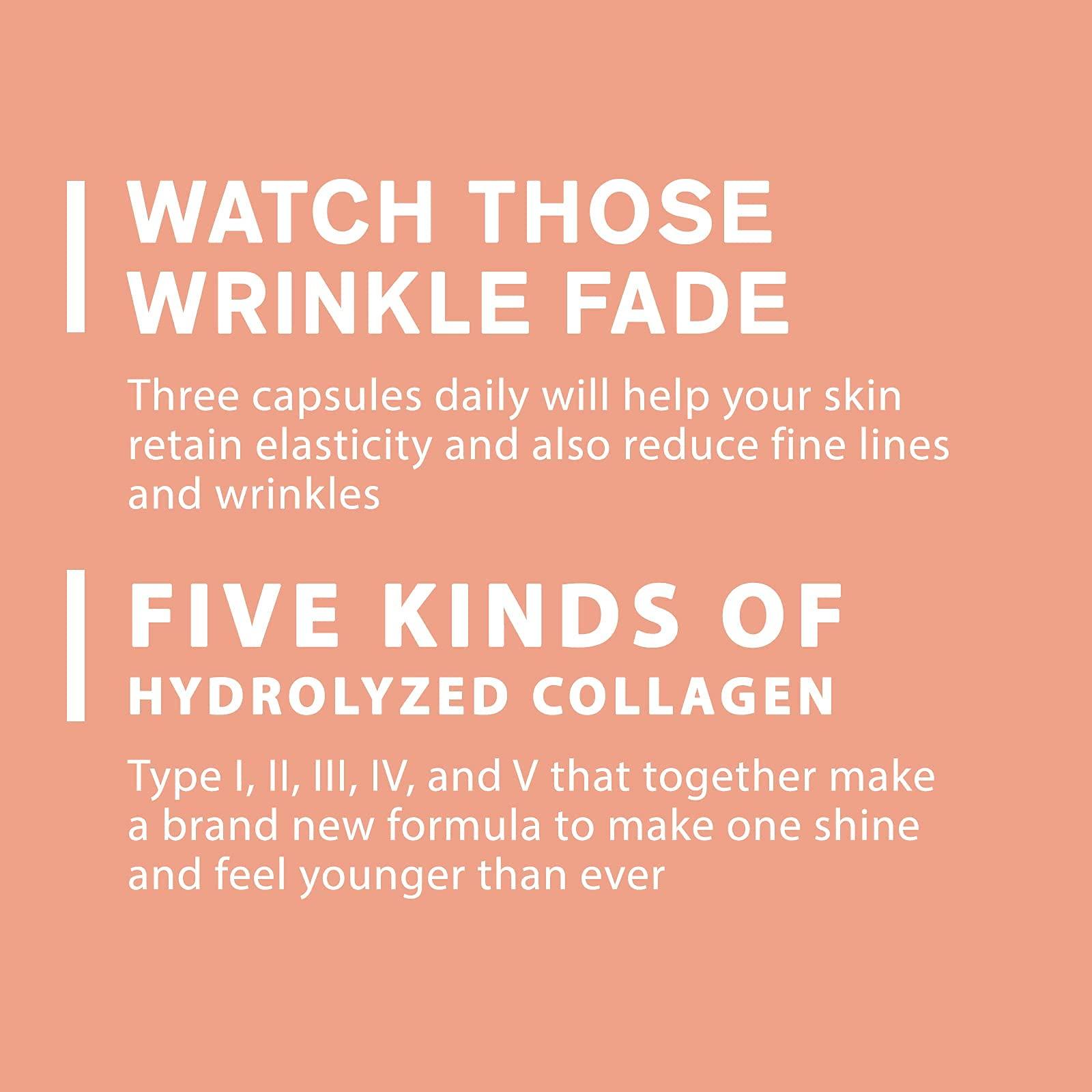 NIWALI NIWALI Hydrolyzed Collagen Dietary Supplements  A Complex Collagen Anti-Aging Dietary Supplements | Supports Healthy Hair, Nails, and Skin | Joint and Ligaments Formula Supplements | 90 Capsules