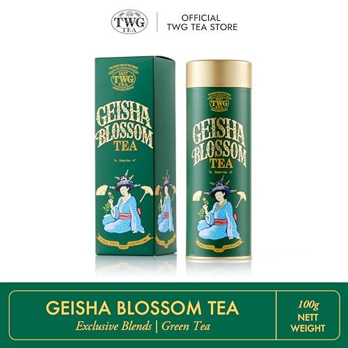 TWG Tea TWG Tea | Geisha Blossom Tea | Green Tea | Passionfruit & Marigold Petals | Haute Couture Tin, 100g | Gift Set