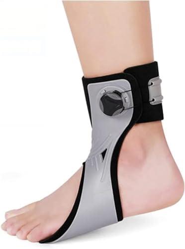 QIUFANGM Ankle Orthosis Splint Support, Drop Foot Brace Orthosis, Adjustable Straps Foot Drop Foot Nerve Injury Rehabilitation Training for Hemiplegia Stroke Shoes Walking ( Color : Left , Size : X Large )