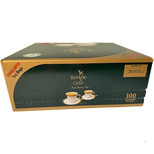 JACKIELYNA Finest Kenyan Kericho Gold Foil Enveloped Tea Bags (Kenya) - 200gms /100 tea bags