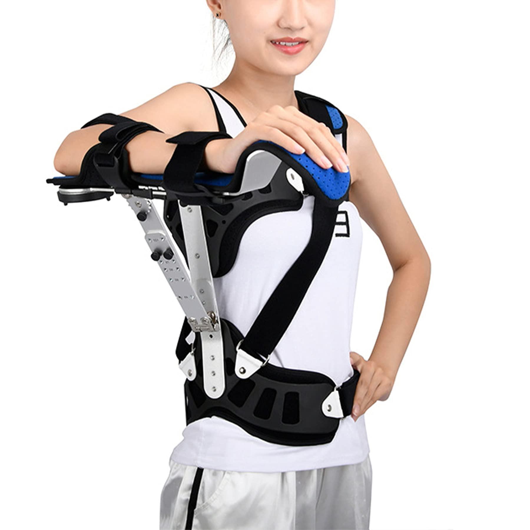 WILLQ WILLQ Shoulder Abduction Sling for Rotator Cuff Surgery Torn Rotator Cuff Sublexion Dislocated Broken arm Immobilizer for Injury Support Soft Comfortable Arm Sling Immobilizer,Right