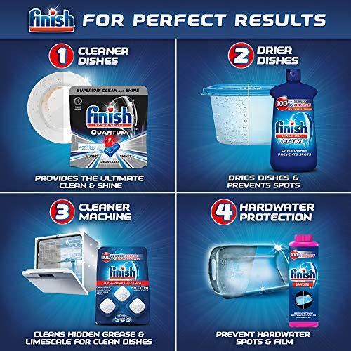 Finish Finish - Quantum with Activblu technology - 120ct (8x15ct) - Dishwasher Detergent - Powerball - Ultimate Clean and Shine - Dishwashing Tablets - Dish Tabs